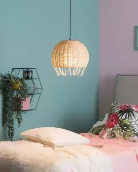 Подвесной светильник Beliani, бежевый