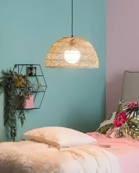 Подвесной светильник Beliani, бежевый