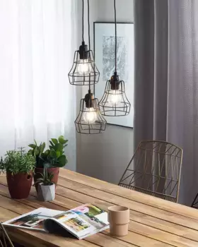 Подвесной светильник Beliani, черный