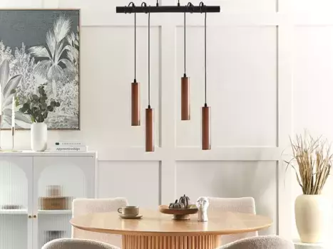 Подвесной светильник Beliani, черный