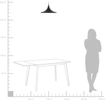 Подвесной светильник Beliani, черный