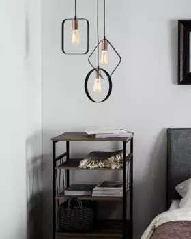 Подвесной светильник Beliani, черный