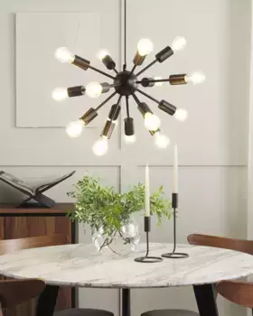 Подвесной светильник Beliani, черный