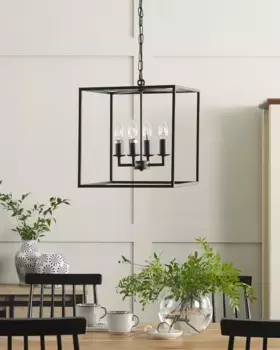 Подвесной светильник Beliani, черный