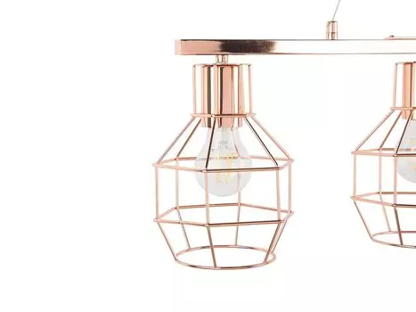 Подвесной светильник BELIANI, медный, 3-ламповый, подвесной светильник из металла/ПВХ, нестандартной формы, для гостиной, столовой, спальни, современный, медь
