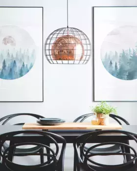 Подвесной светильник Beliani, медный