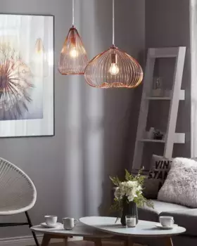 Подвесной светильник Beliani, медный