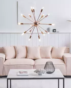 Подвесной светильник Beliani, медный