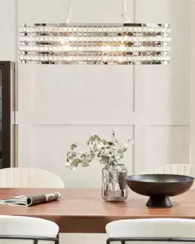 Подвесной светильник Beliani, серебряный