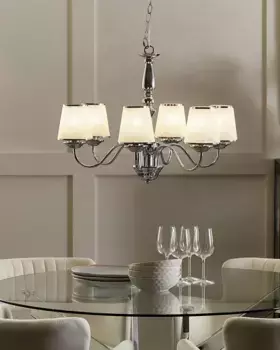 Подвесной светильник Beliani, серебряный