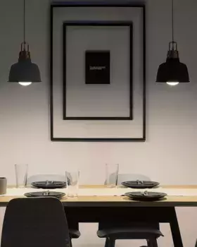 Подвесной светильник Beliani, серый