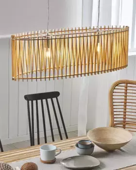 Подвесной светильник Beliani, светло-коричневый