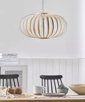 Подвесной светильник Beliani, светло-коричневый