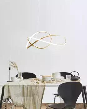 Подвесной светильник Beliani, золотой