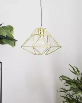 Подвесной светильник Beliani, золотой