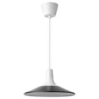 Подвесной светильник, белый/черный, 38 см, FYRTIOFYRA IKEA