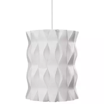 Подвесной светильник, белый, волнистый, IP20, 1x E27 etc-shop