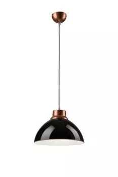 Подвесной светильник Bioledex стеклянный светильник 30см E27 черный металл, стекло