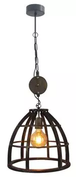 Подвесной светильник Brilliant Matrix 2 34см античный черный
