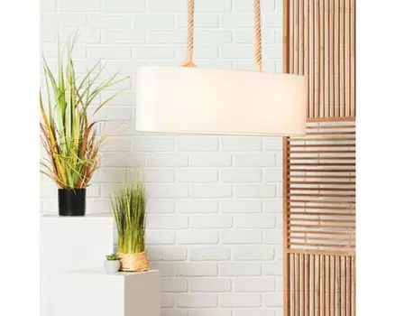 Подвесной светильник Brilliant Sailor, 2 лампы, натуральный/белый