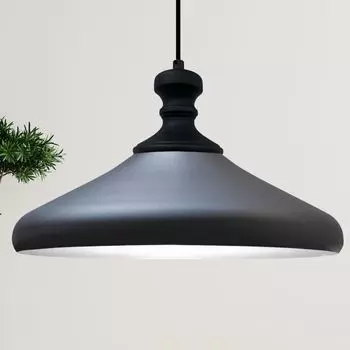 Подвесной светильник Champion черное золото металл 35см, подвесной светильник черное золото, абажур, подвесной светильник, обеденный стол, гостиная, подвесной светильник Bamyum