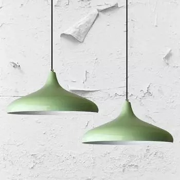 Подвесной светильник Champion, E27, 35, светильник для детской комнаты, 2-ламповый светильник для спальни, металл, светильник для гостиной, подвесной светильник, современный купол светильника для столовой Bamyum, зеленый