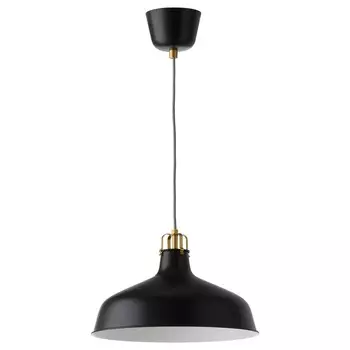 Подвесной светильник, черный, 38 см, RANARP IKEA