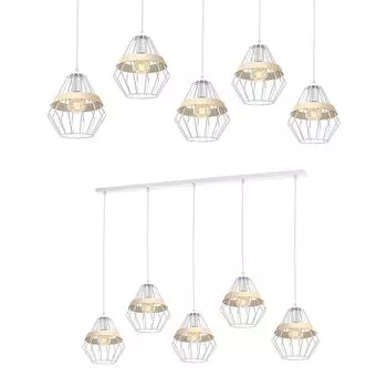 Подвесной светильник Cliff White 5Xe27, потолочный светильник, потолочный светильник, подвесной светильник Milagro, белый