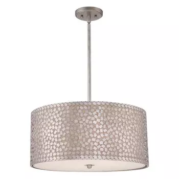 Подвесной светильник Confetti, античное серебро, 4 лампочки Elstead Lighting
