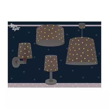 Подвесной светильник Dalber 33 см Star Light Pink - Светится в темноте, розовый