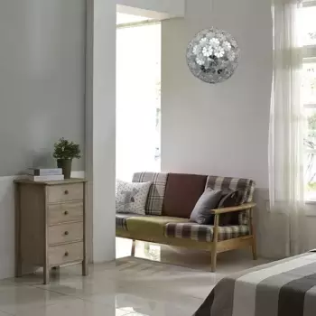 Подвесной светильник Dapo Leuchten, серебряный