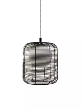 Подвесной светильник Debussy 1x E27 LED подходит для подвесного светильника черный белый сетчатый шар Massive