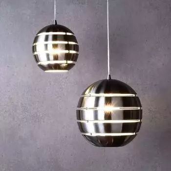 Подвесной светильник Deko-Light, Ankaa 200, 220-240В AC/50-60Гц, E27, 1x макс., серебро