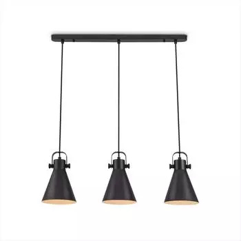 Подвесной светильник для гостиной, столовой, подвесной светильник, обеденный стол, подвесной светильник, промышленный светильник Paco Home, черный