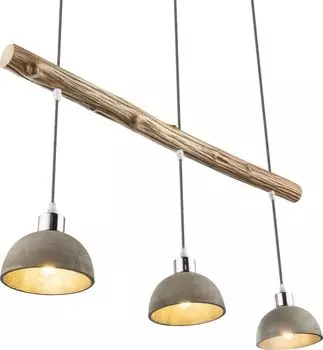 Подвесной светильник для столовой, подвесной светильник для гостиной, подвесной светильник с деревянной балкой, 3 лампочки bmf-versand