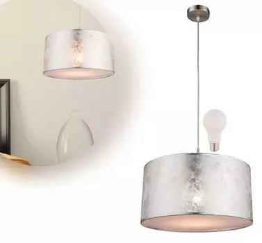 Подвесной светильник для столовой, подвесной светильник, светодиодный подвесной светильник для гостиной, серебристый HL4451 bmf-versand