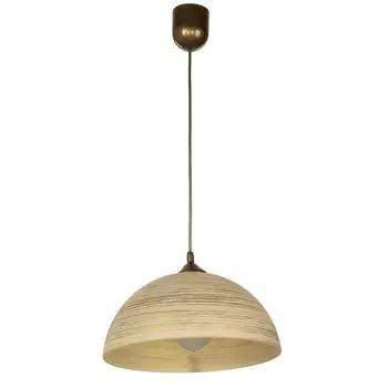 Подвесной светильник E27 30 см в золотом стеклянном плафоне, подвесной светильник для кухни в стиле ретро Licht-Erlebnisse