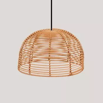 Подвесной светильник E27 H: макс. 322 см, черный, бежевый, круглый, современный. Licht-Erlebnisse