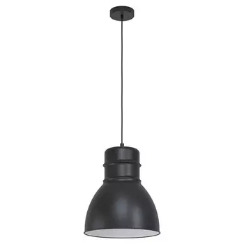 Подвесной светильник EBURY сталь черный, белый E27 1X40W В:110см :38см с диммированием EGLO