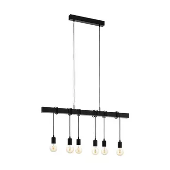 Подвесной светильник Eglo, 100x10x110 см, черный