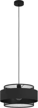 Подвесной светильник Eglo Bazely E27, черный