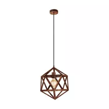 Подвесной светильник EGLO Embleton, индустриальный подвесной светильник, винтаж, ретро, подвесной светильник из стали под старинную медь, настольная лампа, лампа, E27, 30,5 см