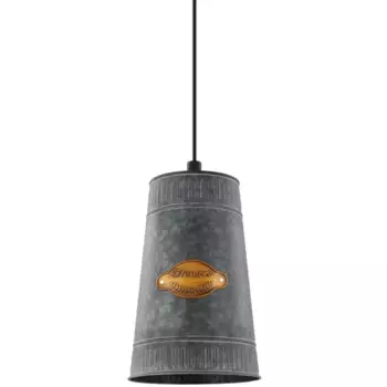 Подвесной светильник EGLO «HONEYBOURNE», 1 лампочка, лампа E27 | без лампочки, подвесной светильник, подвесной светильник, цвет schwarz/altgoldfarben