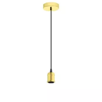 Подвесной светильник Eglo Yorth E27 60W латунь, золото