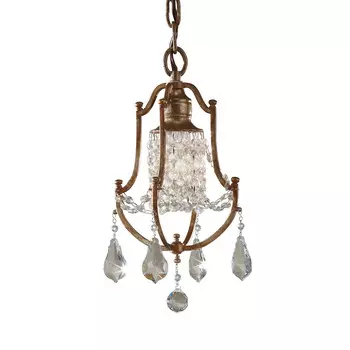 Подвесной светильник Elstead Lighting, 19,4x55,2 см, цвет Bronzefarben