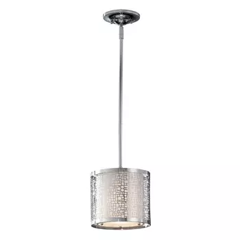 Подвесной светильник Elstead Lighting, 20,3x24,1 см, хромированный