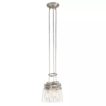 Подвесной светильник Elstead Lighting, 21,6x25,6 см, никельной