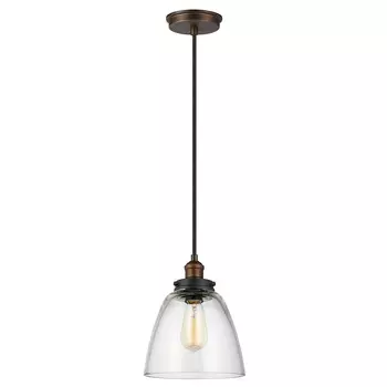 Подвесной светильник Elstead Lighting, 22,8x31,3 см, цвет цинка/цвет латуни