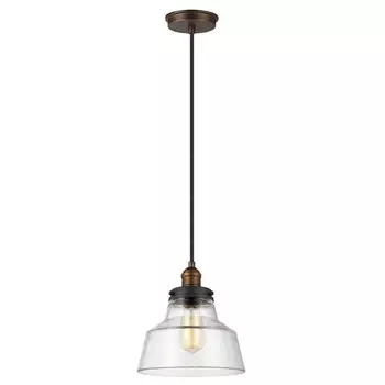Подвесной светильник Elstead Lighting, 25,4x30,1 см, цвет цинка/цвет латуни