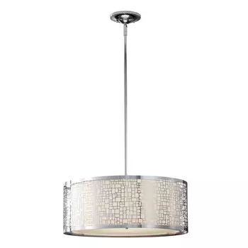 Подвесной светильник Elstead Lighting, 50,2x26,7 см, хромированный
